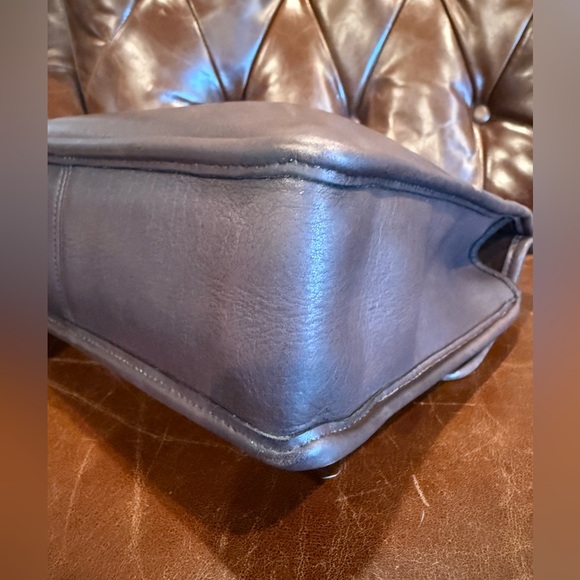 VTG COACH #9927 Willis Top Handle Satchel Leather Bag Mahogany Brown 2000 Y2K - Picture 10 of 11